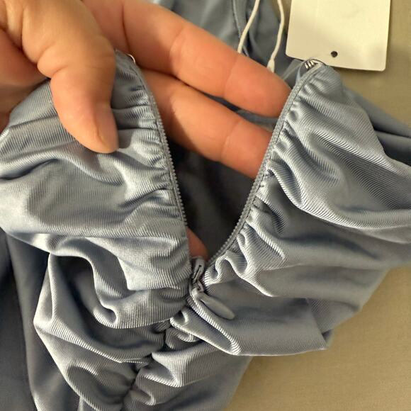 NIA Santal Dress in State Blue, S - Picture 3 of 5